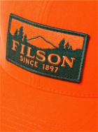Filson - Logger Logo-Appliquéd Canvas and Mesh Trucker Cap