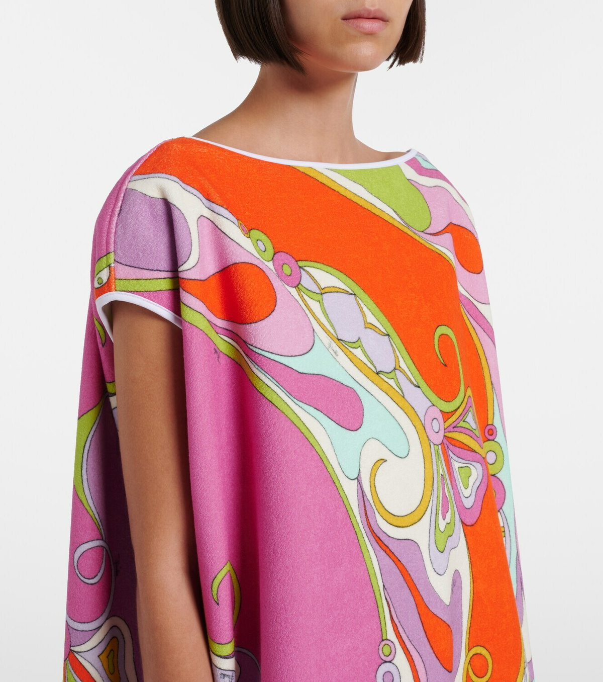 Pucci Orchidee cotton-blend terry minidress