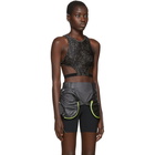 Charlotte Knowles SSENSE Exclusive Black Void Sports Bra