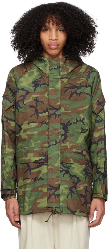 Photo: BEAMS PLUS Khaki Camouflage Jacket