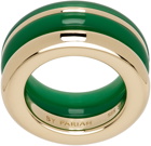 By Pariah Gold & Green Essential Stack Ring Set
