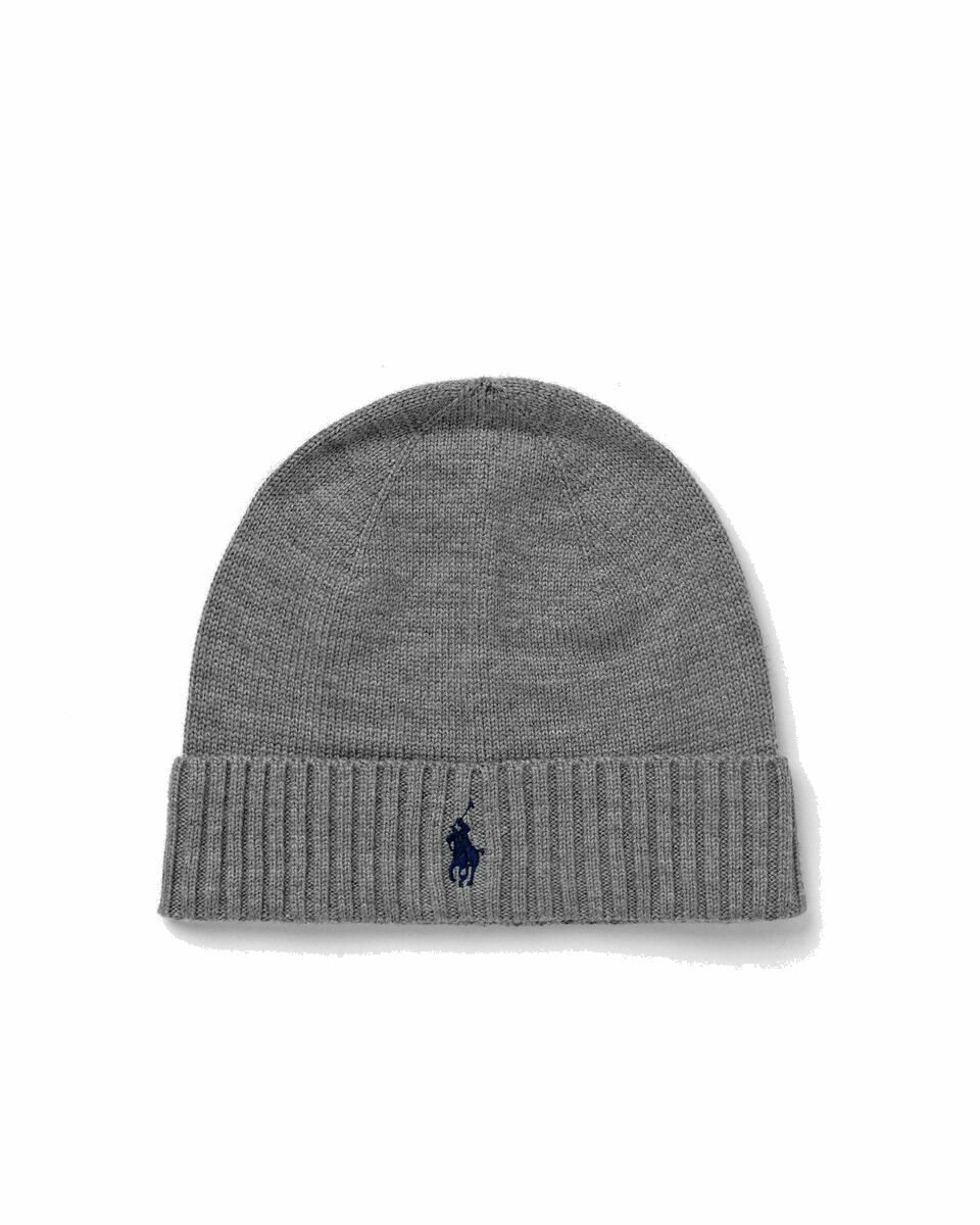 Photo: Polo Ralph Lauren Cold Weather Hat Grey - Mens - Beanies