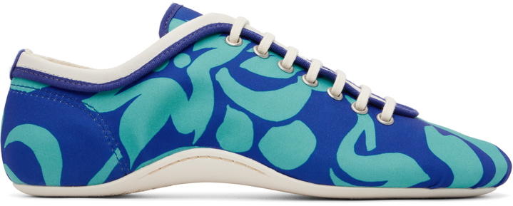 Photo: Dries Van Noten Blue Soft & Slim Climbing Ballerina Sneakers
