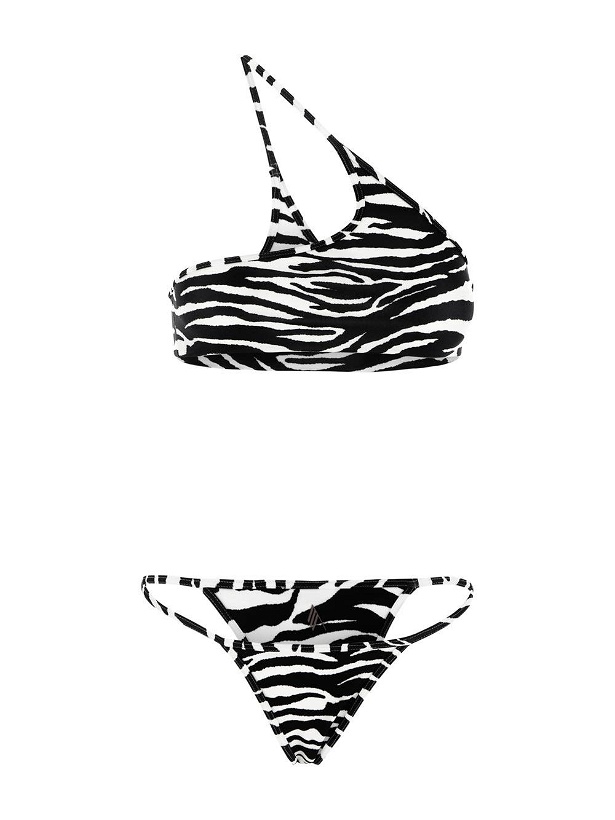 Photo: The Attico Zebra Bikini
