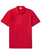 Etro - Slim-Fit Logo-Embroidered Cotton-Piqué Polo Shirt - Red