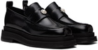 Simone Rocha Black Heart Toe Platform Loafers