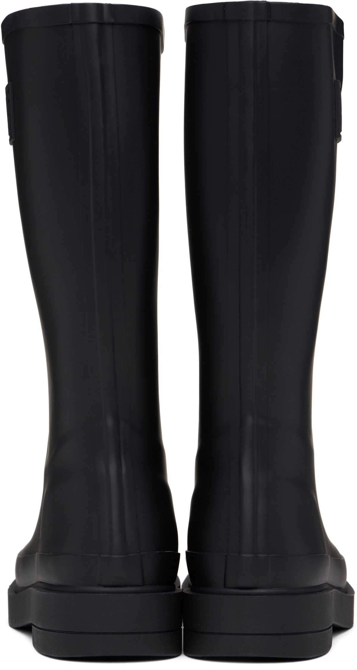 MARGESHERWOOD Black Ribbon Rubber Tall Boots
