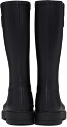 MARGESHERWOOD Black Ribbon Rubber Tall Boots