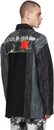 A-COLD-WALL* Gray & Black Appliqué Sweater