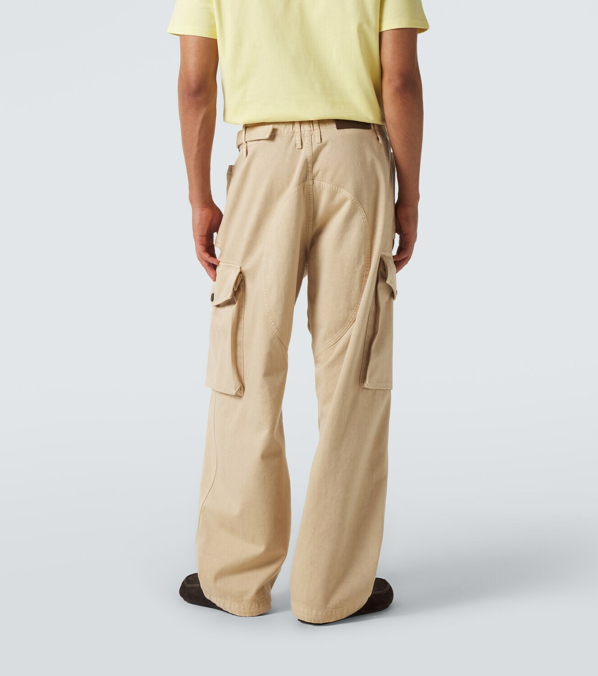 Loewe Cotton satin cargo pants