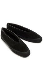 LE Monde Beryl Apres Ski Suede Ballet Flats Black