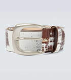 Maison Margiela - Painted leather belt