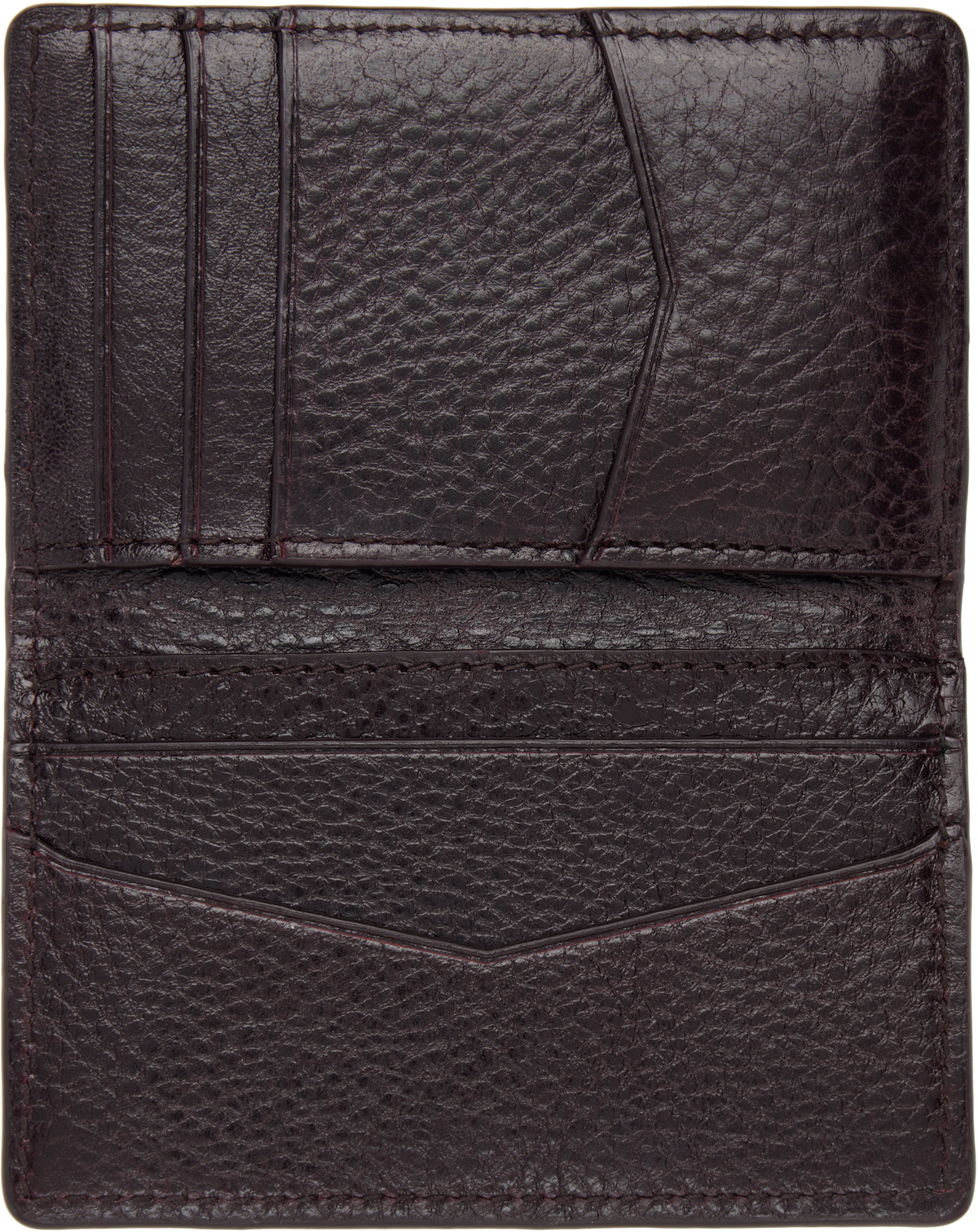 LEMAIRE Brown Gear Pocket Organizer Card Holder