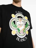 CASABLANCA - Logo Organic Cotton T-shirt
