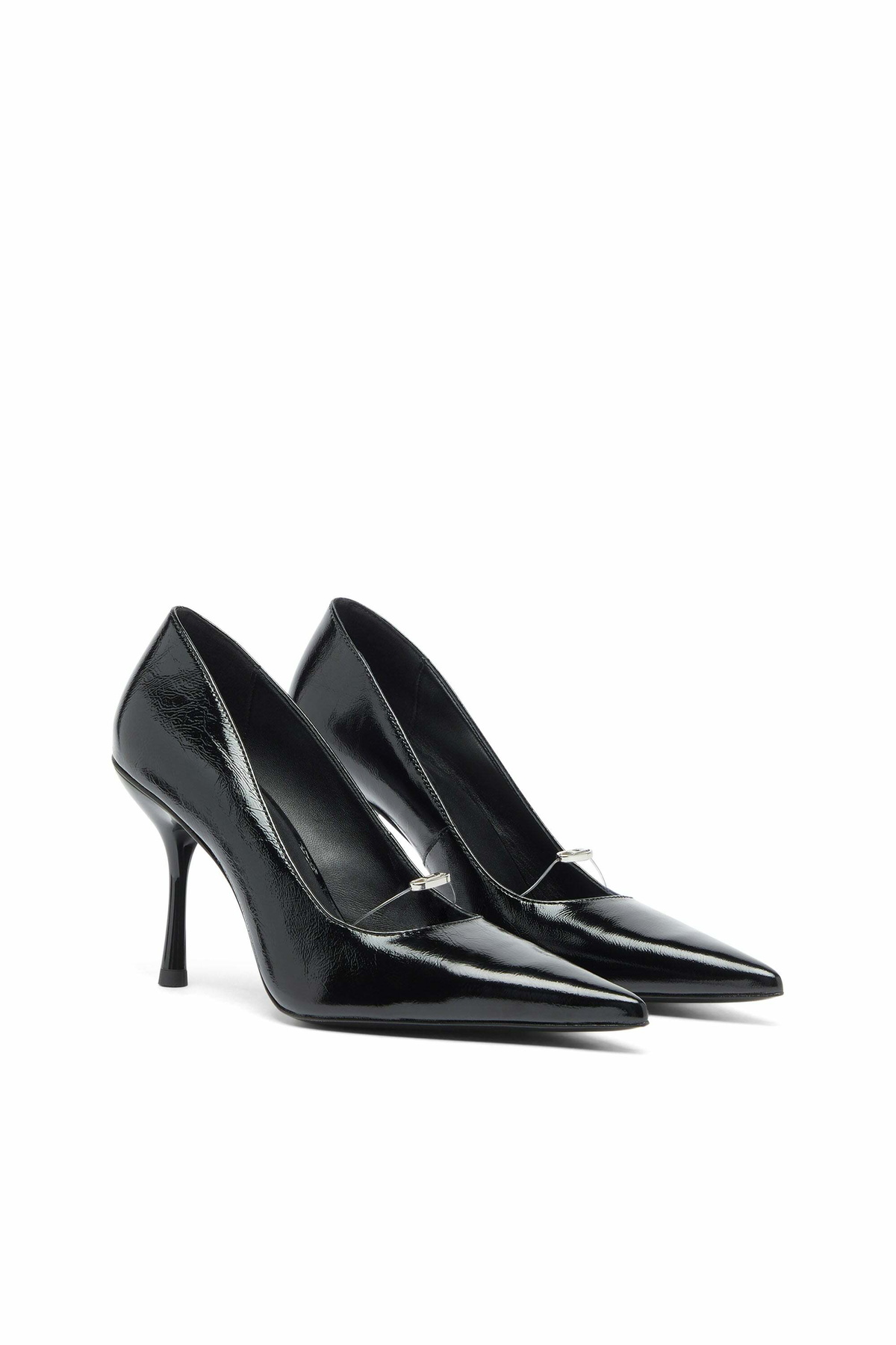 Diesel D-Ten & Half - Pumps in naplak leather - Heels Womens in Black