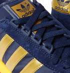 adidas Consortium - SL 80 Spezial Faux Suede and Leather and Mesh Sneakers - Blue