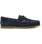 POLO RALPH LAUREN - Merton Suede Boat Shoes - Blue