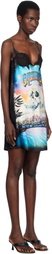 Casablanca Multicolor 'La Prémonition' Lace Slip Minidress