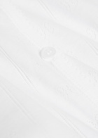 Ganni Pointelle Cotton top White