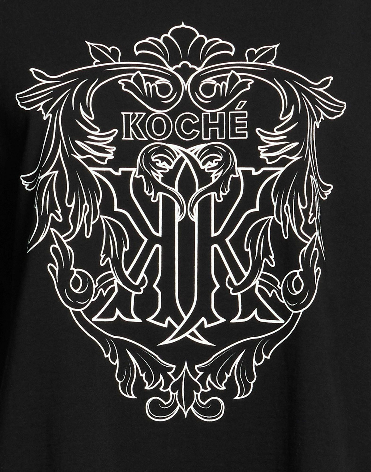 Koché Womens T-shirt in Black