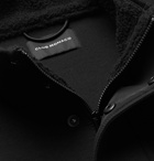 Club Monaco - Fleece-Panelled Tech-Jersey Sweatshirt - Black