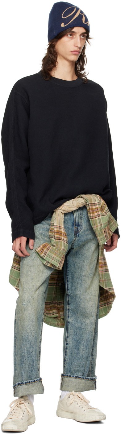 CASEY CASEY Black Worker Sweater