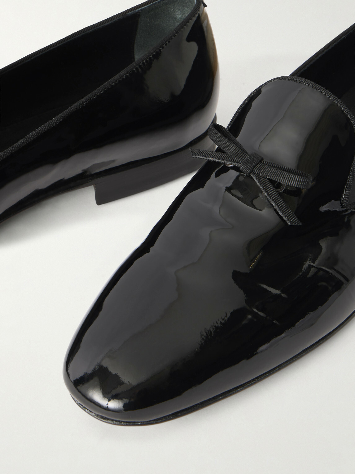 TOM FORD - Scott Patent-Leather Loafers - Black