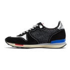 Golden Goose Black and Silver Running Sneakers