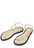 A.emery Reef Leather Sandals White