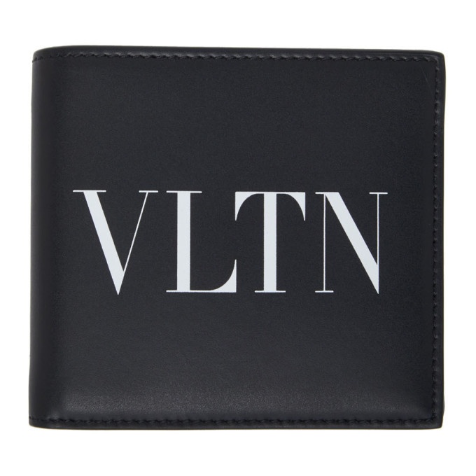 Photo: Valentino Black Valentino Garavani VLTN Wallet