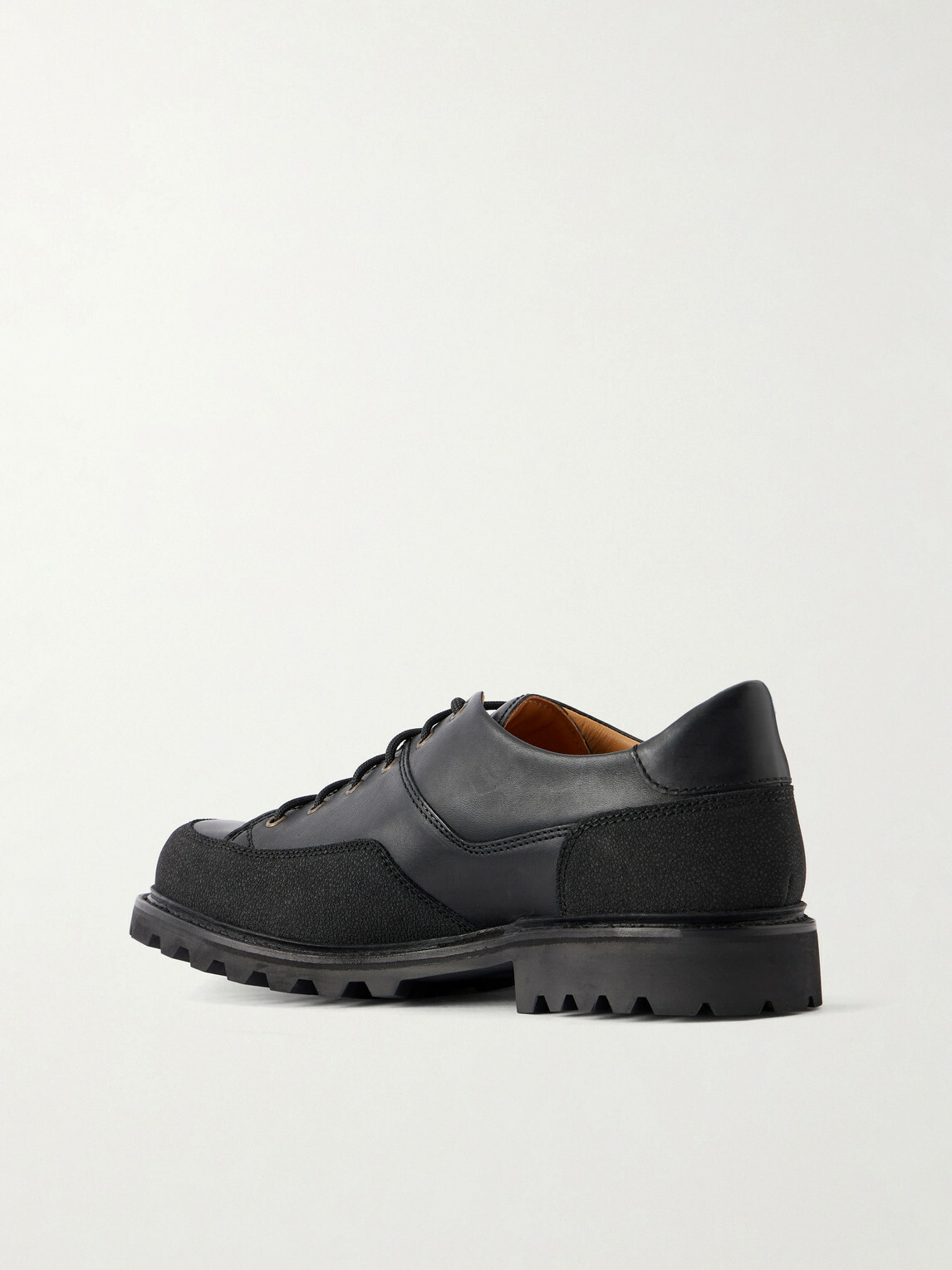MORJAS - The Hybrid Hiker Full-Grain Leather Boots - Black