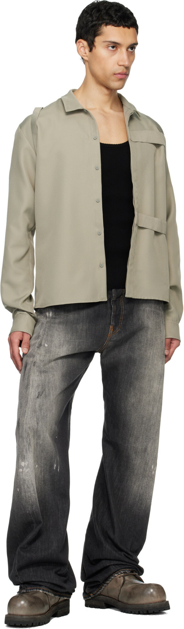 ALEXANDER DIGENOVA Gray Moan V02 Boots