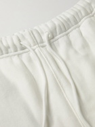 Abc. 123. - Wide-Leg Logo-Appliquéd Cotton-Jersey Drawstring Shorts - White