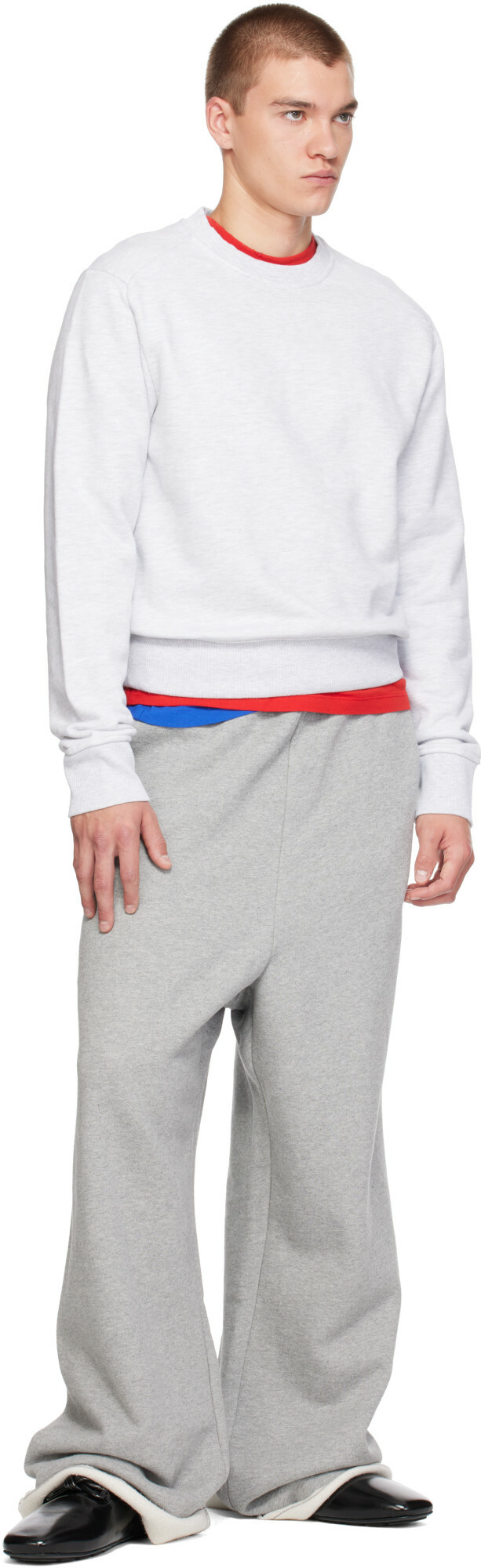 Entire Studios Gray Pod Crew Sweatshirt