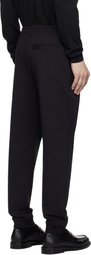 Hugo Black Stacked Logo Tracksuit Sweatpants