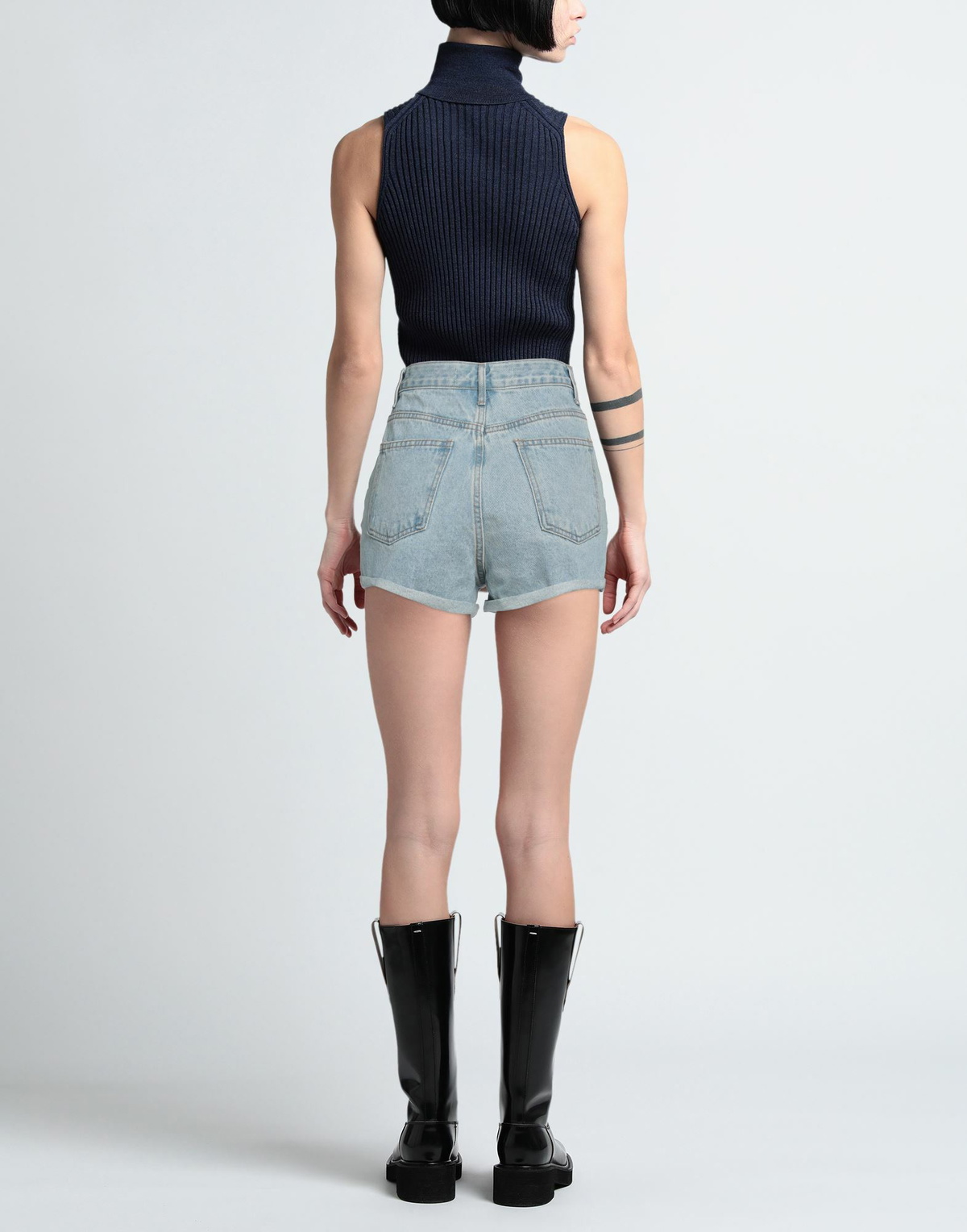 Kimhekim Womens Denim shorts in Blue
