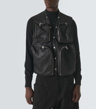 Rick Owens Deconstructed leather vest