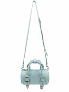MARGE SHERWOOD - Belted Log Suede Top Handle Bag