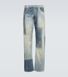 Alexander McQueen - Patchwork straight jeans