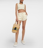 Loewe Paula's Ibiza Slit Mini raffia tote bag