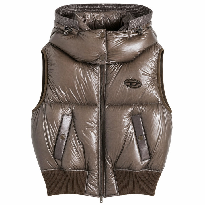 Photo: Diesel Women's Padded Gilet in Brown
