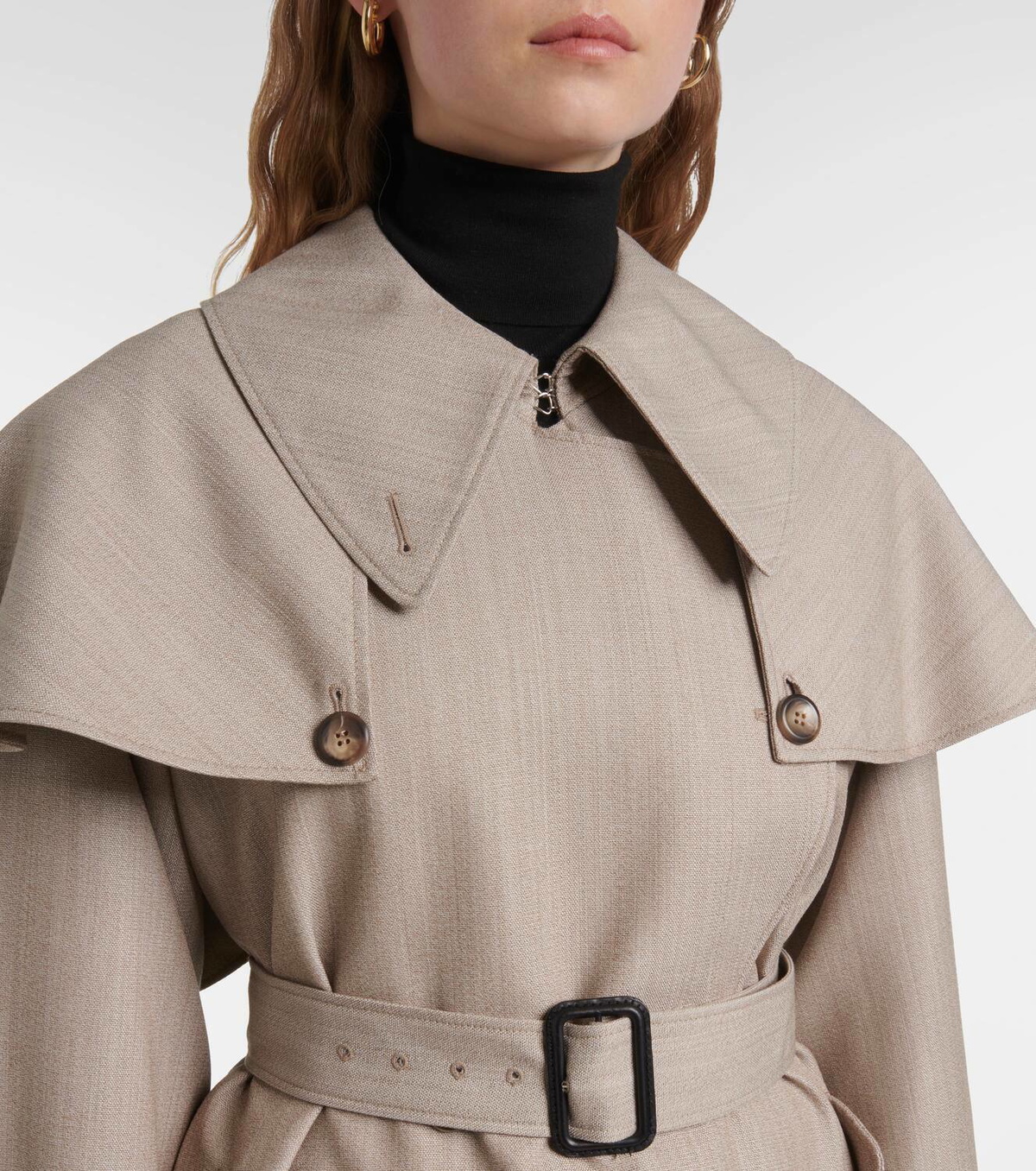 Altuzarra Billie virgin wool trench coat Altuzarra