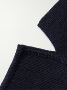 Mr P. - Knitted Merino Wool Blazer - Blue