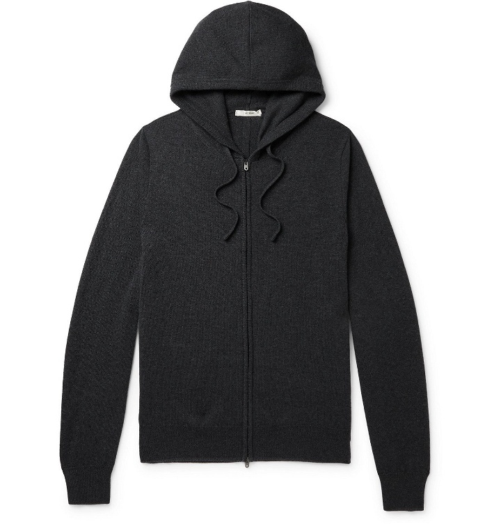 Photo: THE ROW - Harry Cashmere Zip-Up Hoodie - Gray