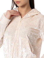 MC2 Saint Barth Woman Chenille Zipped Hoodie Jasmine