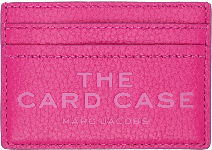 Photo: Marc Jacobs Pink 'The Leather' Card Holder