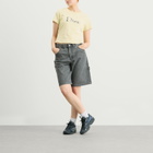 Dime Women's Classic Denim Shorts in Faded Black