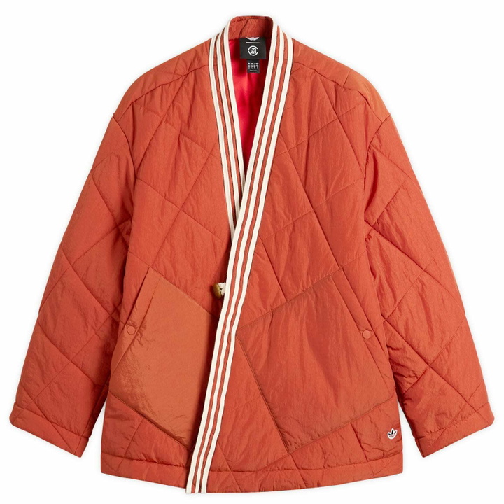 Photo: Adidas Men's x CLOT Padded Jacket in Vermillion