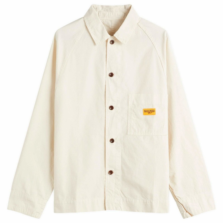 Photo: Service Works Men's Ripstop Foh Jacket in Bone