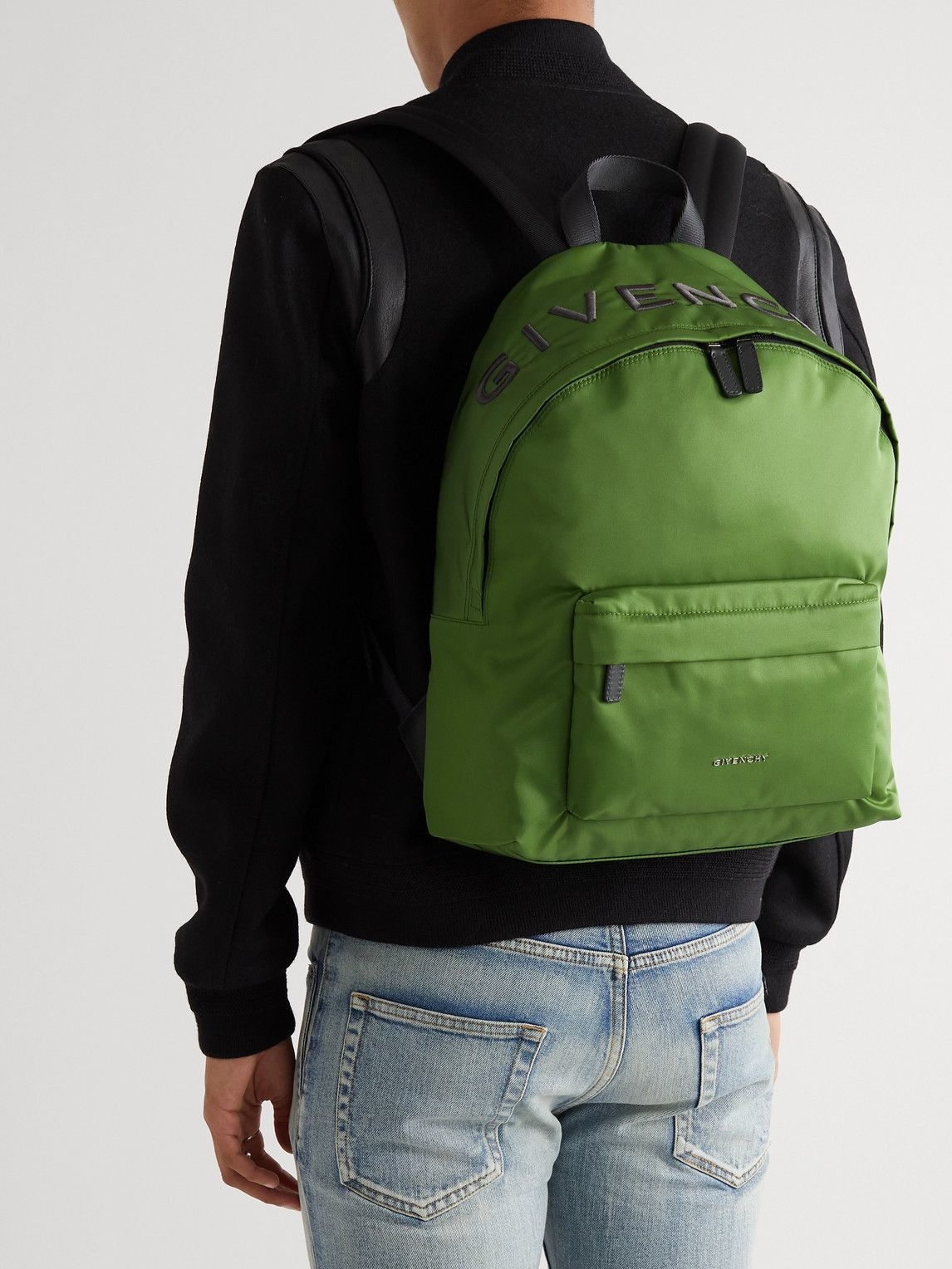 Givenchy - Essential U Logo-Embroidered Nylon Backpack Givenchy